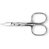 nippes Solingen, Forbici per cuticole, per manicure, in acciaio nichelato antiruggine, lunghezza 9 cm, forbici per cuticole extra sottili, colore: argento