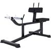 Gorilla Sports® Panca per Polpacci - 126 x 61 x 100 cm, Regolabile in Altezza in 5 Posizioni, con Supporto per Dischi Pesi da 30mm e 50mm, 2 Chiusure a Molla, Nero - Calf Machine, Palestra, Fitness