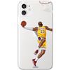 MYCASEFC Cover per pallacanestro Lebron James Lakers personalizzata Oppo A53S. Custodia da basket per smartphone per appassionati di basket, idea regalo, design di alta qualità.