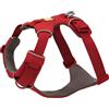 Ruffwear Front Range - Pettorina per cani riflettente, con morbida imbottitura, due punti di aggancio, regolabile e leggera, per addestramento o passeggiate, rosso canyon (Red Canyon), XS