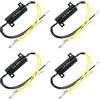 EPLZON 21W 6Ohm Moto LED Indicatore di direzione Indicatore resistore Adattatore per resistenza di carico Moto Adattatore Flash Fix Error per moto (confezione da 4 pezzi)