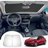 GAFAT [Upgrade] GAFAT Compatibile con Opel Corsa F Corsa-e 2020-2025 2026 Parasole per Parabrezza interno, Accessori Corsa F Facelift Parasole Protezione Solare, Raffreddamento, Protezione UV