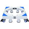 Generic Base per lavatrice regolabile Supporto per lavatrice Asciugatrice mobile e carrello - Lunghezza/larghezza 40-68 cm Base regolabile Supporto per frigorifero Carrello da esterno stabile con 4