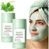 KEVGNRO Mugwort Clay Mask Stick, Skintific Mugwort Face Clay Mask, 40g Mugwort Anti Pores & Acne Clay Mask (2pcs)