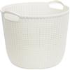 Curver Knit Cesta Tonda L - 30 Lt - 40X38X33H Bianco