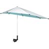 G4Free UPF 50+ Ombrello da spiaggia regolabile XL 46 x 44 pollici con morsetto universale a 3 sezioni di chiusura regolabile in altezza per sedia golf carretto passeggino Bleacher Patio