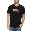 Tommy Hilfiger Tjm Reg Corp Logo Tee Dm0dm15379 Magliette a Maniche Corte, Blu (Twilight Navy), S Uomo