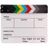 OSRDFV Clapperboard Acrilico Clapboard Cancellabile a secco Regista Film Clapper Board per Camera Film Studio Home Movie Video