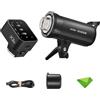 Godox SK400IIV 400Ws Strobe Studio Flash + Godox X3-S Trigger per Sony, GN65 5600K 2.4G con lampada pilota LED Bowens Mount Monolight Strobe Light per Studio, ecc.