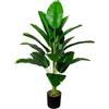 AIVORIUY Pianta Finte Interno Alberi Artificiali in Vaso Palma Piante Artificiali da Esterno Palme Soggiorno Decorazioni Camera da Letto Balcone Casa Ufficio Giardino (80cm Verde Banana)