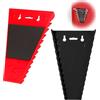 XMSZQU 2 Pezzi Supporto Organizer Magnetico per Chiavi Inglesi, Pannello Porta Attrezzi da Parete, Porta Attrezzi, Porta Chiavi Inglesi, per la Memorizzazione di Metrica da per 5 mm a 27 mm