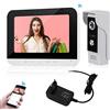 KurDunly 7 pollici Wireless WiFi Video Doorbell Intercom System Tuya Monitor interno con Pannello di Chiamata Della Porta Cablato Visione Notturna per Casa Villa