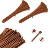 Viceree 200 Fascette Universali Plastica Per Cablaggio Elettricista Marrone -3.6x200mm- Standard Fascette Stringicavo Fermacavo Autobloccanti Resistenti Per Installare Reti Teli Ordinare Cavi