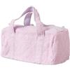 Filet - Borsa per cambio neonati, borsa da viaggi e maternità, borsa per pannolini per neonati di grandi dimensioni, realizzata in cotone trapuntato, made in Italy, Rosa