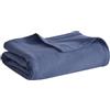 Madison Park Freshspun Basketweave Cotone Coperta, Navy, Coppia