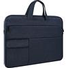 RAINYEAR make life easier RAINYEAR 15,6 Pollici Custodia Protettiva per Laptop PC Computer Sleeve Impermeabile Caso Borsa con Multi Tasche e Cinghia della Maniglia,Compatibile con 15,6 Chromebook Notebook Computer,Blu Navy