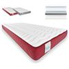 Nalui - Materasso viscoelastico reversibile 75 x 190 cm con altezza ±15 cm. Tessuto stretch e tessuto 3D traspirante | Speciale per letto nido | Rigidità medio-alta | Adattabile | Made in Italy