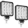 Sporgo LED fari da lavoro, 2 pezzi da 48W, LED per fuoristrada, riflettore, fari aggiuntivi, 12V 24V, impermeabili IP67, per trattore, escavatore, SUV, UTV, ATV