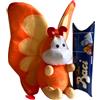 NARAMAKI Baci Perugina Regalo Festa della Mamma 2025 - Baci Perugina 37,5gr + Pupazzo Farfalla(FARFALLA ARANCIONE, Dimensioni standard)