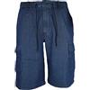 S.BARRIER EXTRA Bermuda Pantalone Corto Uomo Taglie Forti Sea Barrier Art Marea Denim CONF