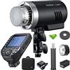 GODOX AD300Pro 300W TTL Outdoor Flash con XproII-O Flash Trigger per fotocamere Olympus/Panasonic, 2.4G 2600mAh 0.01-1.5s Tempo di ricarica 12W Bi-Color Modeling LED Strobe Monolight