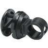 ABUS porta lucchetto per bicicletta GH 50 - porta lucchetto per lucchetti a U - per il montaggio sul portapacchi, nero