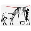 FINGERINSPIRE Banksy Zebra Wash Stencil 21 x 29,7 cm riutilizzabile a tema Banksy Modello di pittura fai da te Zebra Animal Stencil per dipingere su legno, pareti, tessuto, tela e mobili