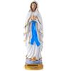 QIANLING Statua della Vergine Maria 22,1 cm, regalo religioso in resina per la mamma, decorazione cattolica e scultura per l'altare di Lourdes