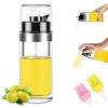 mizikuu Spruzzatore Olio, 150ml Spruzzino Olio Spruzzatura e Versamento di Olio Dispenser di olio Spray Olio Oliva per Cucina, Nebulizzatore Olio Aceto, Cucinare,Forno,BBQ, Forno, Insalata