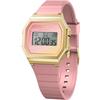 ICE-WATCH digit retro Woral Dreamscape - Orologio rosa da Donna con Cinturino in plastica - 022715 (Small)