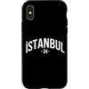 Otuz Dört Istanbul Custodia per iPhone X/XS 34 Istanbul Türkiye Turchia Sultangazi Kartal Kadiköy