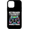 Video Gaming Games Video Gamer Gifts Custodia per iPhone 12 mini Tastiera Clic Word Fades Video Gamer Giochi di gioco
