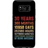 30 Years Old Birthday Vintage Retro Custodia per Galaxy S8 30 anni 360 mesi di essere fantastici per giovani adulti
