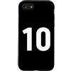 Sportswear Custodia per iPhone SE (2020) / 7 / 8 Numero 10 | Numero dieci (davanti e dietro)