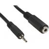 InLine 99308B - Cavo adattatore jack 4 poli, 2,5 mm, presa 4 poli, 3,5 mm, 0,2 m