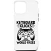 Video Gaming Games Video Gamer Gifts Custodia per iPhone 15 Pro Max Tastiera Clic Word Fades Video Gamer Giochi di gioco