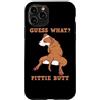 Dog Lover Graphic Design Gifts Custodia per iPhone 11 Pro Divertente Pitbull I Guess What Pittie Butt I Cani Amante