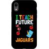 I Teach Future Jaguars Teacher Apple Gif Custodia per iPhone XR Insegno giaguari futuri