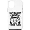 Video Gaming Games Video Gamer Gifts Custodia per iPhone 14 Pro Tastiera Clic Word Fades Video Gamer Giochi di gioco