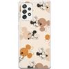 ERT GROUP custodia per cellulare per Samsung A52 5G / A52 LTE 4G / A52S 5G originale e con licenza ufficiale Disney, modello Minnie 075 adattato alla forma dello smartphone, custodia in TPU