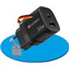 Sonero Caricatore USB-C e USB-A da 33W e 30W, Rapido GaN, Nero