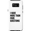 I Have More Than Four Questions Jewish P Custodia per Galaxy S8+ Ho più di quattro domande Seder della Pasqua ebraica