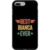 Best Name Ever Custodia per iPhone 7 Plus/8 Plus Best Bianca Ever