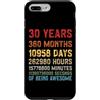 30 Years Old Birthday Vintage Retro Custodia per iPhone 7 Plus/8 Plus 30 anni 360 mesi di essere fantastici per giovani adulti