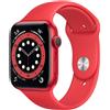 Apple Watch Series 6 (GPS, 44 mm) Cassa in alluminio PRODUCT(RED) con Cinturino