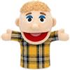 LOMTRATS Marionette a mano per bambini,Include nonno,nonna,papà,mamma,figlia,figlio con bocche aperte mobili,perfette per raccontare storie,insegnare,regali di compleanno,1Pcs