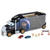 Theo Klein 3500 Mack valigetta di raccolta a forma di autocarro con rampa di discesa integrata, 26 scomparti, Rampa per fantastiche corse, Giocattolo per bambini a partire da 3 anni