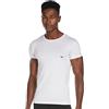 Emporio Armani Uomo T-shirt Iconic Logoband Maglietta, Bianco (White), XL