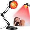 Cozion Lampada Infrarossi Riscaldante 150W Lampada Rossa Riscaldanti Luce a Infrarossi per Dolore Con il timer, Temperatura può Essere Regolata