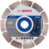 Bosch Accessories Disco da taglio diamantato Bosch Professional 1x Standard for Stone (per pietra, granito, cemento, diametro 150 x 22,23 x 2 x 10 mm, accessori per smerigliatrici angolari), multicolore